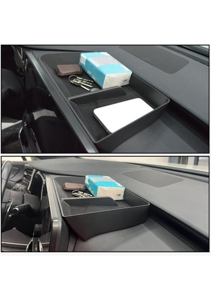 Lexus Rx RX350 RX350H RX450H RX500H 2023 2024 Aksesuarları Için Orta Konsol Tep Tepsisi Gösterge Tablosu Organizer Depolama Kutusu (Yurt Dışından) fırsatları
