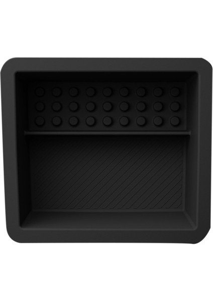 Tesla Model 3+ Için Yeni Model3 Merkez Konsolu Kol Standı Saklama Kutusu Organizatör Iç Aksesuarlar Silikon Siyah (Yurt Dışından)