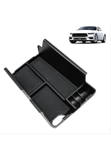 Ford Mustang 2024 Orta Konsol Saklama Kutusu Bölücü Için Orta Konsol Organizatörü Tepsi Iç Aksesuarları Ekleme (Yurt Dışından) fırsatları