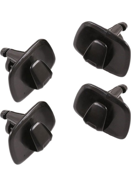 4pcs Araba Siyah Abs Iç Çırpı Kancaları Giysi Askı Kanca Döşeme Volvo V90 S90 XC40 XC60 XC90 2015-2020 (Yurt Dışından)