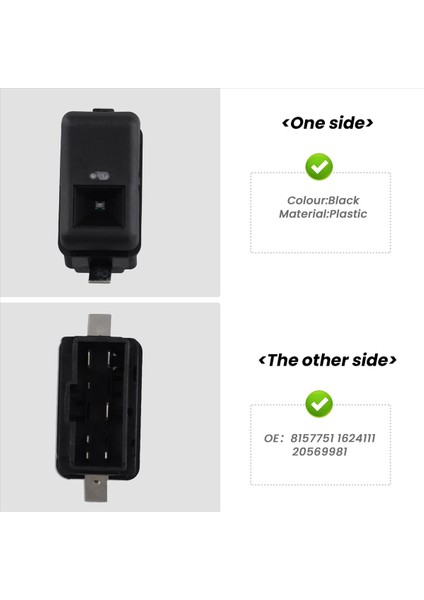 8157751 1624111 Far Anahtarı Arabası 20569981 Volvo Fh/fm/fmx/nh Volvo F/fl Için (Yurt Dışından) fırsatları