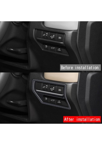 Toyota Prado LC250 2024 Rhd B Için Araç Fardiyonu Ayarlama Anahtarı Düğmesi Çerçeve Araç Iç Döşeme Aksesuarları (Yurt Dışından) modelleri