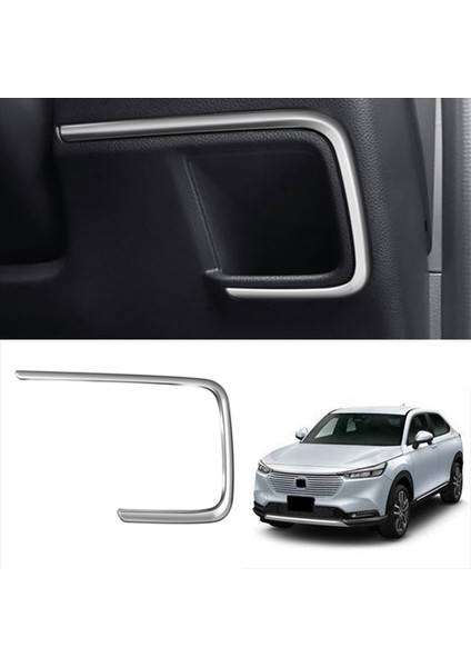 3x Araç Sürücüsü Yan Depolama Kutusu Kapak Trim Şeridi Honda Hrv Hr-V Vezel 2021 2022 Rhd Iç Modifikasyon Gümüş (Yurt Dışından) fiyatları