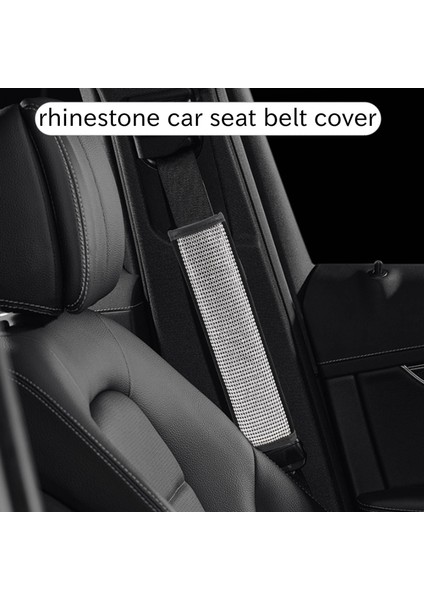4 Paket Emniyet Kemeri Omuz Pedleri Parlaklık Kristal Araba Emniyet Kemeri Kapaklar Elmas Araba Dekor Aksesuarları Kadınlar Için (Yurt Dışından) fiyatları