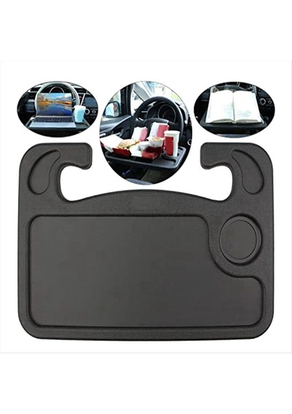 Araba Seyahat Masası Dizüstü Bilgisayar Masası Otomatik Çok Fonksiyonlu Direksiyon Simidi Tepsisi Yemek Defter Tutucu Çoğu Araba Için Araç Aksesuar (Yurt Dışından) fırsatları