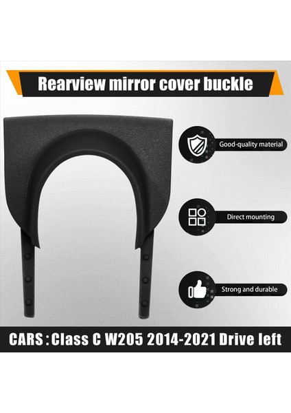 Mercedes Benz C Sınıfı W205 2014-2021 Lhd Siyah Için Araba Iç Dikiz Ayna Kapak Tokası A2058210300 (Yurt Dışından) fırsatları