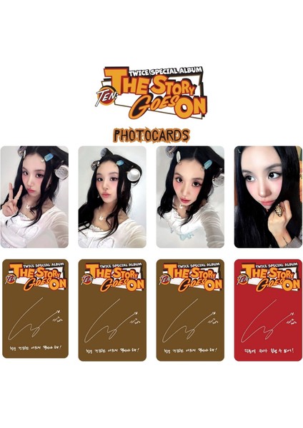Twıce Chaeyoung '' Ten : The Story Goes On '' Photocards Set