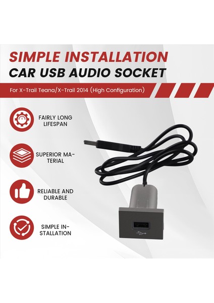 Ford Focus 2 Mk2 2009-2011 Aksesuarları Için Araba USB Giriş Adaptörü Sesli Radyo U-Disk Flash Soket Arayüz Kablosu (Yurt Dışından) fırsatları