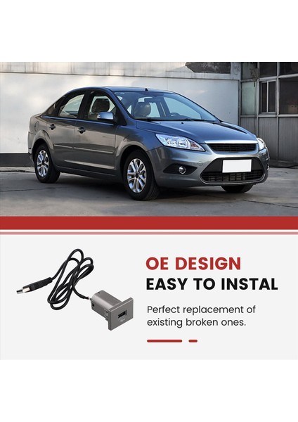 Ford Focus 2 Mk2 2009-2011 Aksesuarları Için Araba USB Giriş Adaptörü Sesli Radyo U-Disk Flash Soket Arayüz Kablosu (Yurt Dışından) indirimleri