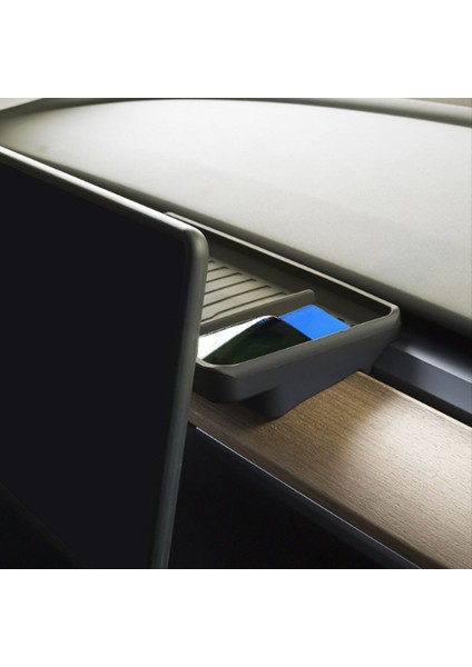 Tesla Model 3 Y Merkez Konsol Organizatörü Ekran Sac Sheap Box Box Pano Gizli Tepsi Iç Aksesuarları Gri (Yurt Dışından) modelleri