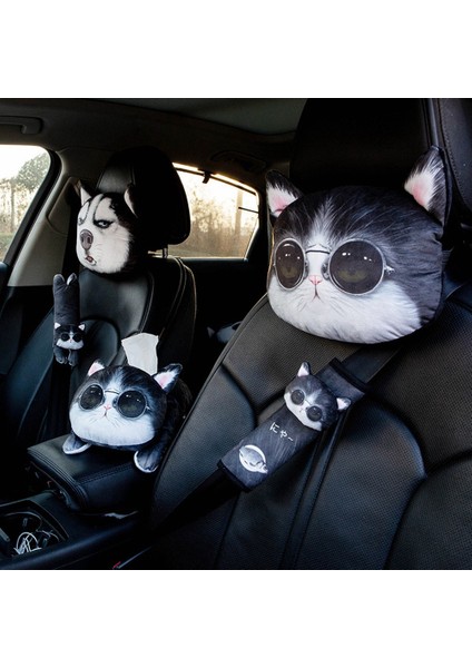 Sevimli Köpek Araba Başlık Araba Boyun Yastığı Yenilik Kafaları Yastık Iç Araba Aksesuarları Destek (Yurt Dışından) modelleri