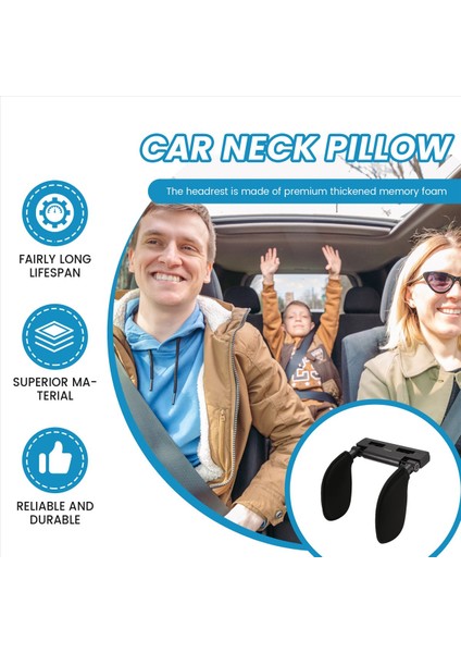 Araba Boyun Başlık Yastık Ayarlanabilir Açı Destek Seyahat Dinlenme Belleği Yastık Araba Koltuk Başlık Yastık Çocuklar Için Yetişkinler (Yurt Dışından) fırsatları