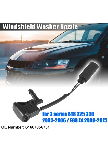 Yeni Ön Cam Isıtmalı Yıkama Püskürtücü Nozul Jeti 61668361039 -Bmw 3 Serisi E46 325 330 2003-2006 / E89 Z4 2009-2015 (Yurt Dışından) fiyatları