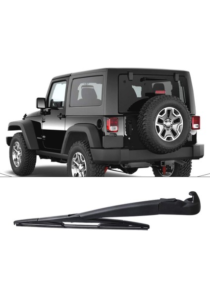 2x Arka Silecek Kol Bıçağı Düzeneği - Jeep Wrangler Için Jk 2007-2016 (Yurt Dışından) indirimleri