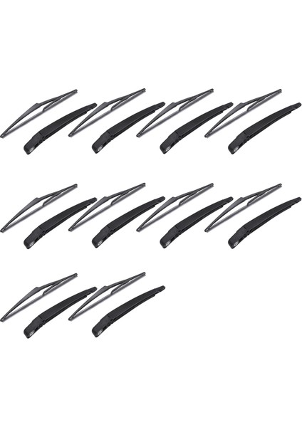 20PCS Araba Ön Cam Arka Cam Silecek 12 Inç Arka Silecek Bıçağı ve Kol Seti Nissan Qashqai Dualis J10 J11 2006-2019 (Yurt Dışından)