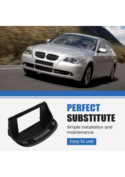 7 Inç Araba Çerçevesi Fasya Adaptörü Android Radyo Çizgi Montaj Paneli Kiti Bmw E60 E61 E61 E63 5 Serisi 2010 (Yurt Dışından) modelleri