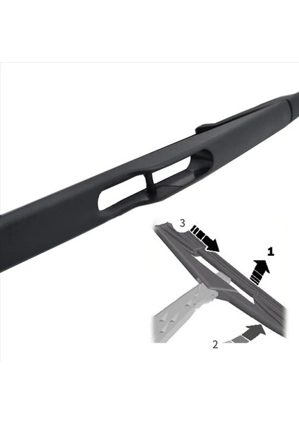 Renault Scenic 2 / Grand Scenic Mk 2 Ön Cam 2003 - 2009 Için 2x Arka Silecek Bıçağı ve Kol Seti Kiti (Yurt Dışından) indirimleri