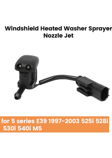 Yeni Ön Cam Isıtmalı Yıkayıcı Püskürtücü Nozul Jeti 61668361039 -Bmw 5 Serisi E39 1997-2003 525I 528I 530I 540I M5 (Yurt Dışından) fiyatları