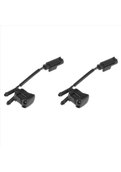 -Bmw E39 Için 2x 5-Serisi 1997-2003 525I 528I 530I 540I M5 Ön Cam Yıkama Memesi Isıtmalı Çift Giriş Fışkırtma Jeti (Yurt Dışından)