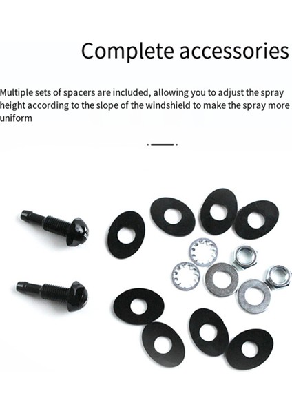 Hipersonik 2 Adet Araba Ön Ön Cam Silecek Nezaket Fındık Tipi Sis Silecek Sprey Nozul Araba Genel Aksesuarları (Yurt Dışından) fırsatları