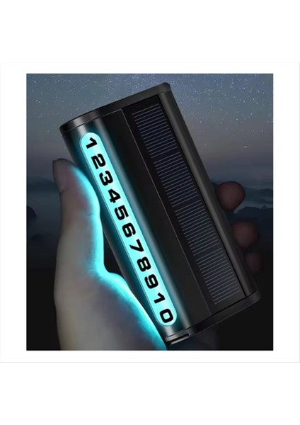 Otopark Numarası Aydınlık Otomatik Park Kartı Güneş Enerjisi Şarjı Geçici Durdurma Telefon Numarası Kartı (Yurt Dışından) modelleri