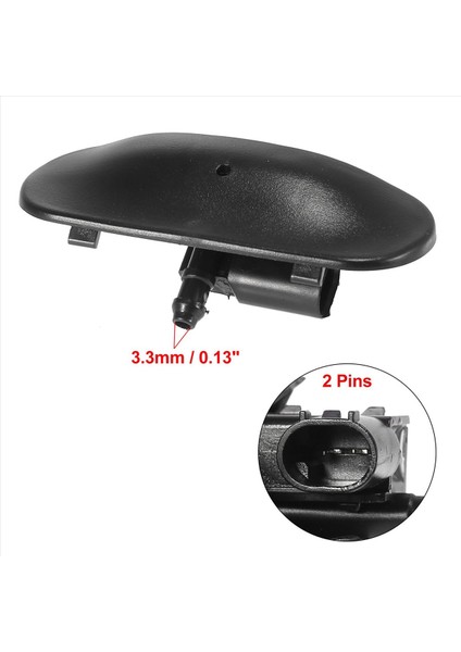 3x L &amp R Ön Cam Çamaşıroz Sprey Jet 4G095987A / 4G095988A Audi A6 C7 Allroad S6 Rs6 2016-2018 (Yurt Dışından) fırsatları