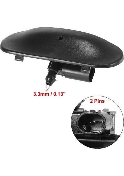 L&amp R Ön Cam Cam Yıkayıcı Nozul Sprey Jet 4G895987A / 4G895988A -Audi A7 4g 2011-2017 Isıtılmış (Yurt Dışından) fırsatları