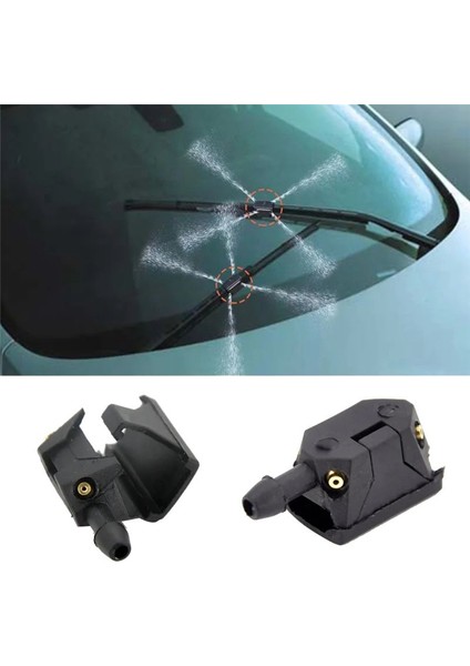 2pcs Araba Ön Cam Silecek Bıçağı Yıkayıcı Sprey Nozul Ayarlanabilir 4 Yollu Yükseltme 8mm 9mm Kol Araba Aksesuarları (Yurt Dışından) fiyatları