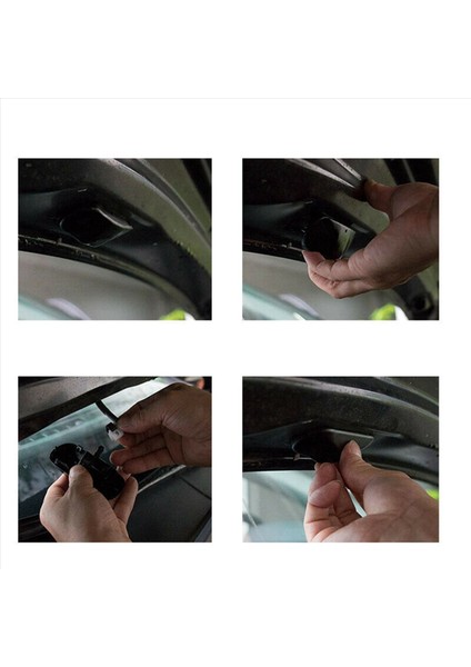 4x L &amp R Ön Cam Yıkayıcı Nozul Sprey Jet 4G895987A / 4G895988A -Audi A7 4g 2011-2017 Isıtılmış (Yurt Dışından) modelleri