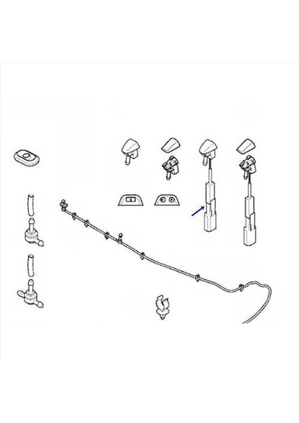 2x Ön Cam Yıkayıcı Sprey Jet 31301827 Volvo S60 S80 XC60 XC70 V60 2007-2016 Isıtmalı Ön Cam Silecek Memesi (Yurt Dışından) indirimleri