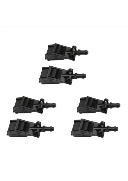 6pcs Ön Cam Ön Çamaşır Makinesi Sprey Jet 6E0955985 -Vw Böceği Golf Jetta Mk4 Passat B5 Bora Isıtılmamış (Yurt Dışından)
