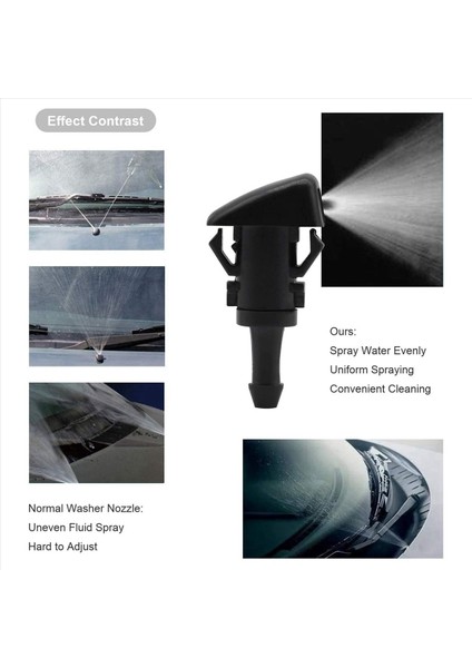 24 Paket Ön Cam Yıkayıcı Nozulları Silecek Sprey Kiti Chrysler Dodge Ram 5116079AA 4805742AB 5303833AA (Yurt Dışından) indirimleri