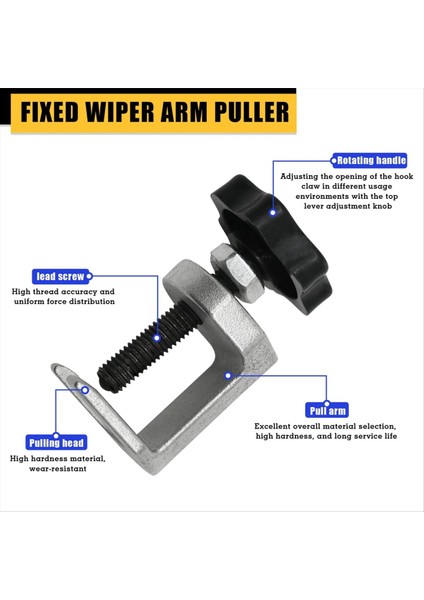 2 Adet Silecek Kol Çektirme ve Pil Terminali Kaldırma Aracı Ön Cam Silecek Kol Kaldırma Aracı (Yurt Dışından) modelleri