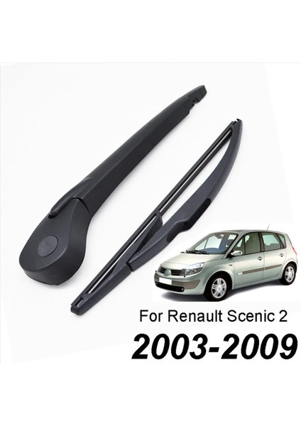 Renault Scenic 2 / Grand Scenic Mk 2 Ön Cam 2003 - 2009 Için 10X Arka Silecek Bıçağı ve Kol Seti Kiti (Yurt Dışından) indirimleri