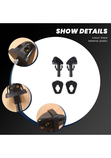 Suzuki Swift Alto Sx4 Liana Dae Için 2x Araba Ön Cam Yıkayıcı Silecek Su Jeti Meme Nozul (Yurt Dışından) indirimleri