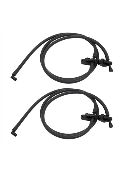 2x Ön Cam Ön Cam Yıkayıcı Nozul Jet Hortumu A1698600492 -Mercedes-Benz Için A W169 2004-12 /b W245 2005-11 Isıtılmamış (Yurt Dışından)