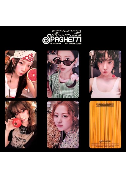 Le Sserafım '' Spaghetti '' Photocard Set Vol 3