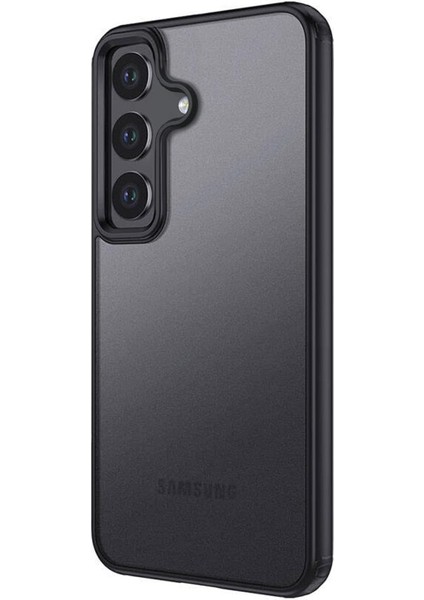 Galaxy S24 Için Kılıf Frosted Frame Siyah [galaxy S24 ile Uyumlu Kılıf - Siyah]