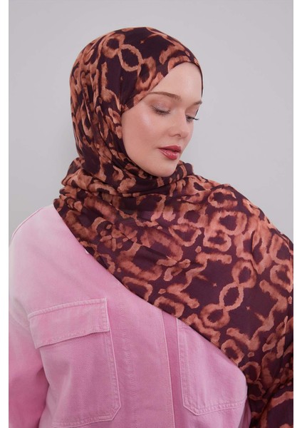 Mor Leopar Desen Vivian Şal fiyatları