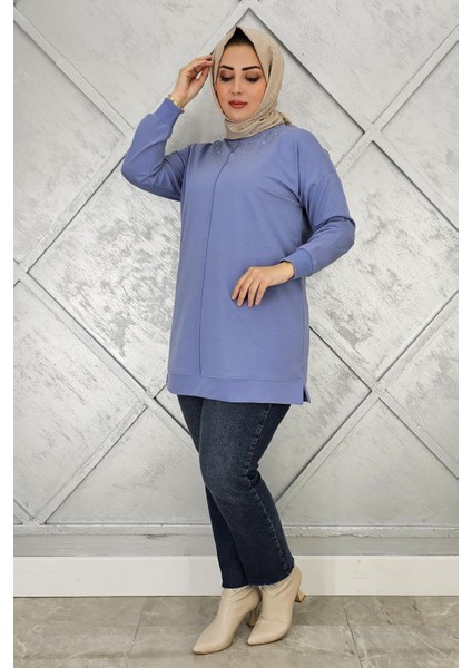 Kadın Taş Detaylı Tesettür Tunik fiyatları
