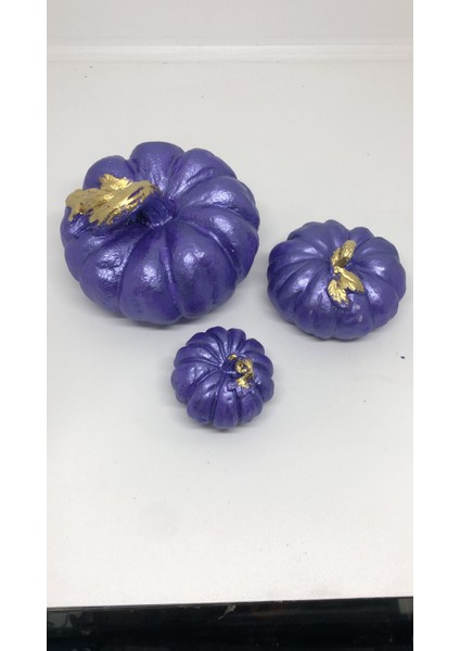 Dekoratif Bal Kabağı 3 Lü Mavi fiyatları