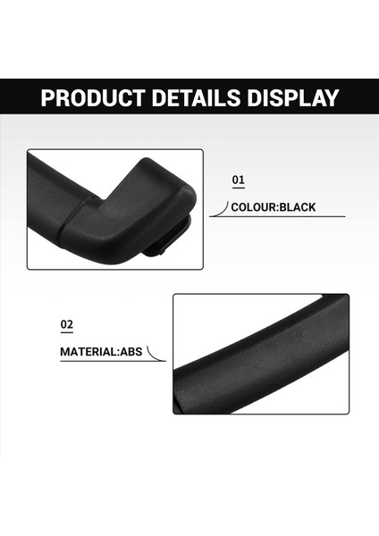 Araba Ikinci Sıra Iç Çatı Güvenlik Tutucu Çatı Çekme Tutağı Land Rover Range Rover Sport 2014-2020 Siyah Için LR059987 (Yurt Dışından) fırsatları