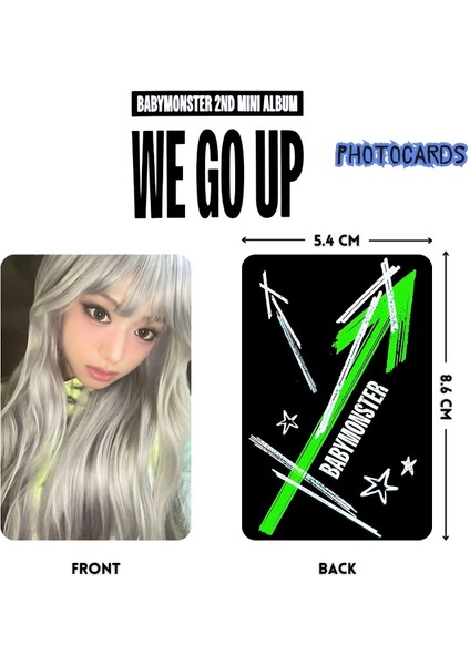 Babymonster Ahyeon '' We Go Up '' Photocards Set fiyatları