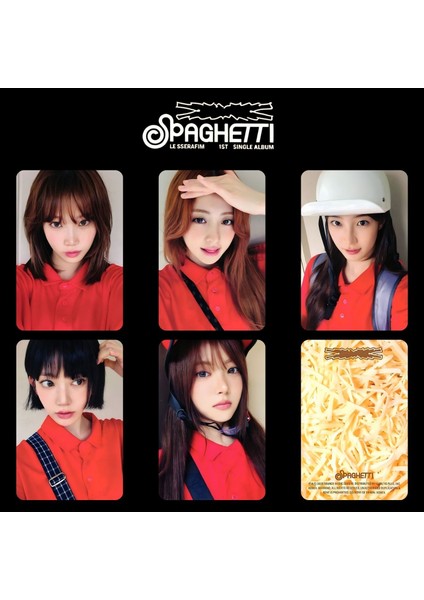 Le Sserafım '' Spaghetti '' Photocard Set Vol 2