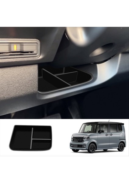 Honda N-Box 2024 Organizatör Tepsi Iç Aksesuarları Için Direksiyon Simidi Depolama Kutusu Altındaki Araç Rhd (Yurt Dışından) modelleri