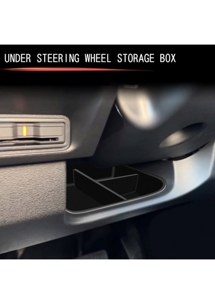 Honda N-Box 2024 Organizatör Tepsi Iç Aksesuarları Için Direksiyon Simidi Depolama Kutusu Altındaki Araç Rhd (Yurt Dışından) indirimleri