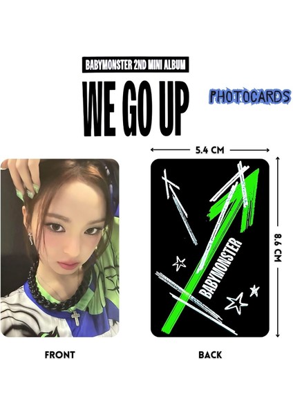 Babymonster Chiquita '' We Go Up '' Photocards Set fiyatları