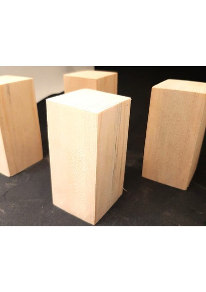 Bej Kestane Ağacından Dikdörtgen Prizma Blok Seti, Eğlenceli ve Öğretici Oyun Seti fiyatları