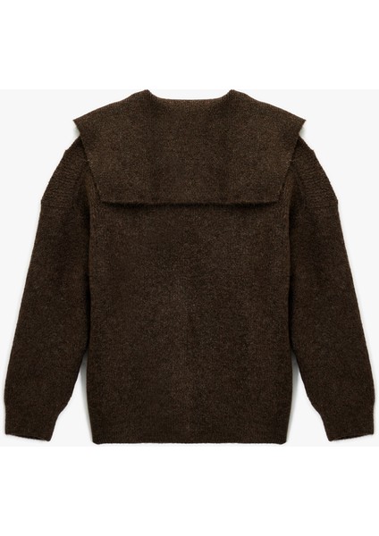 Uzun Kollu Düğmeli Devrik Yaka Triko Hırka fiyatları