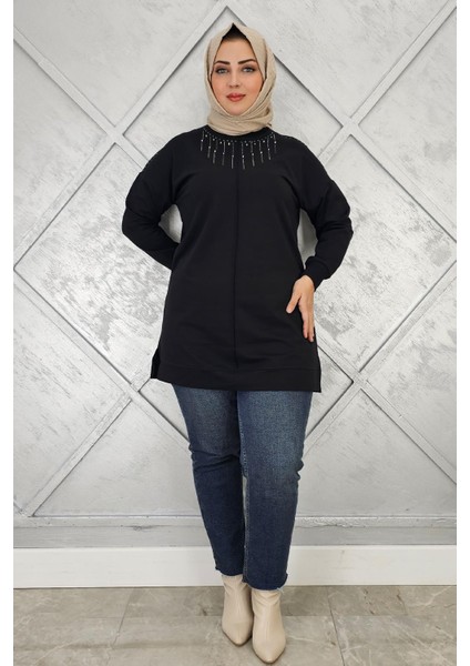 Kadın Taş Detaylı Tesettür Tunik fiyatları
